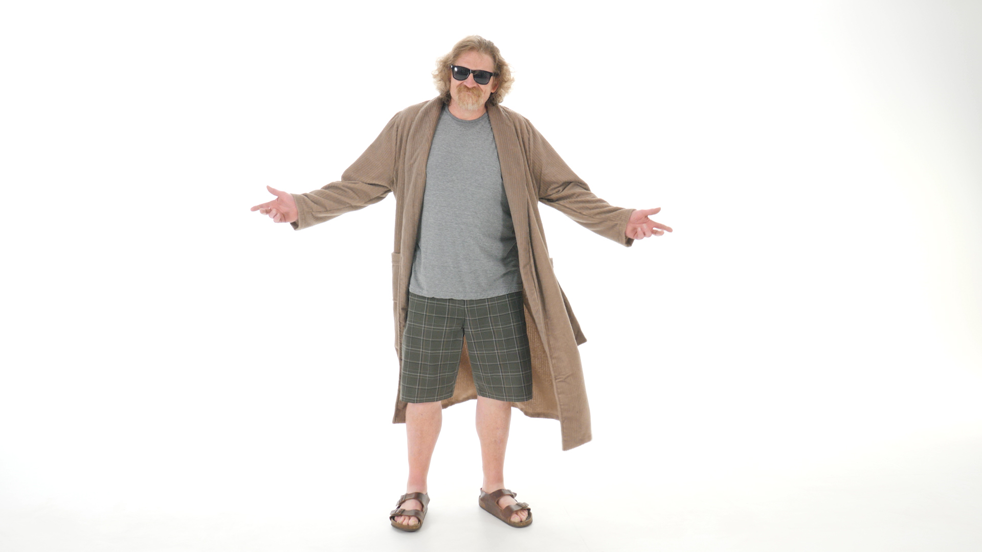 Who says you can't go grocery shopping in your bathrobe? Definitely not The Dude! Get this exclusive The Big Lebowski The Dude Bathrobe and show everyone that it's perfectly acceptable to wear your bathrobe in public.